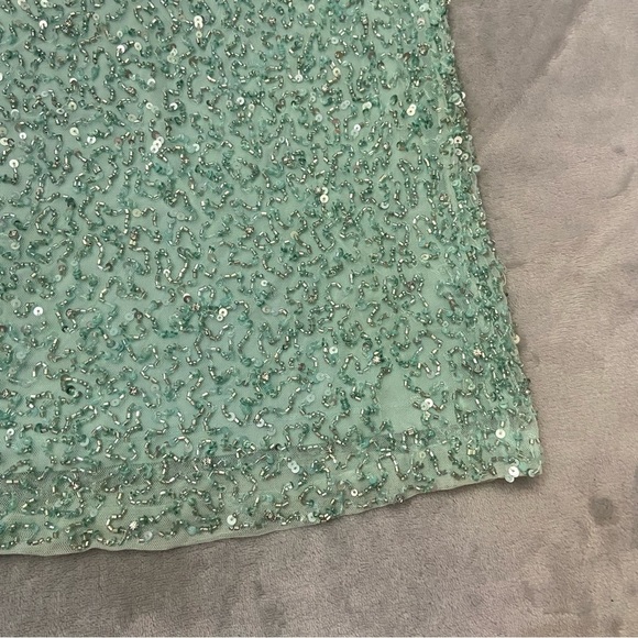 Retrofete Nolan Turquoise Powder Sequin Mini Dress 3158 - Picture 12 of 14